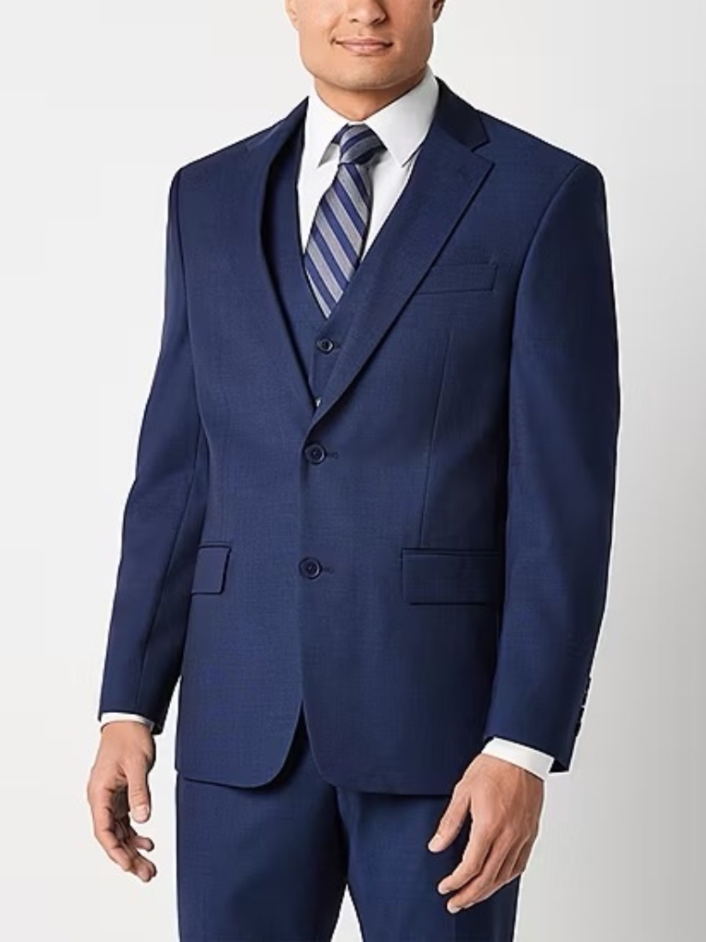 Michael Strahan collection modern fit suit jacket